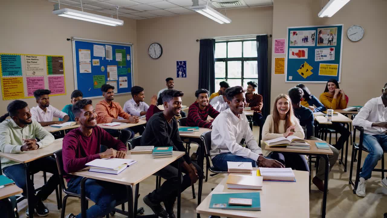 Students in a Classroom