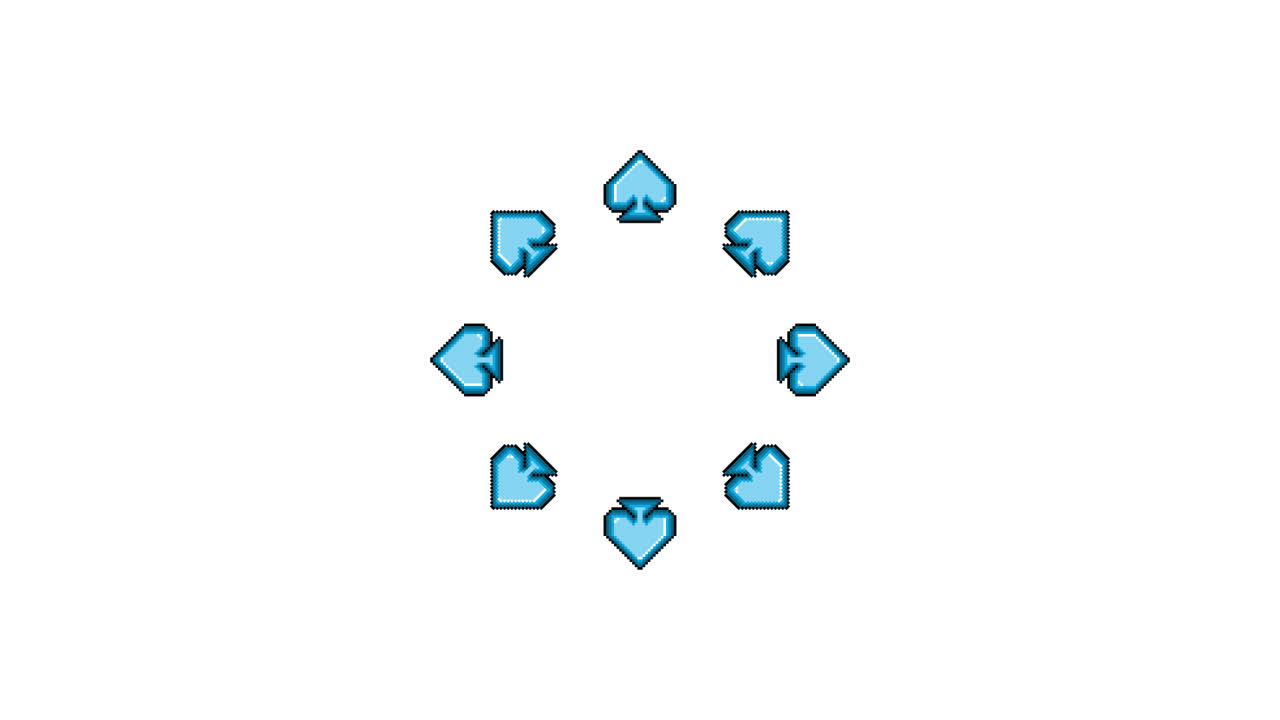 Pixel Art Spad Spinning Circle Animated Overlay Transparent 30fps (2)