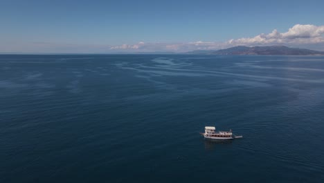 boat in the sea view mediterranean