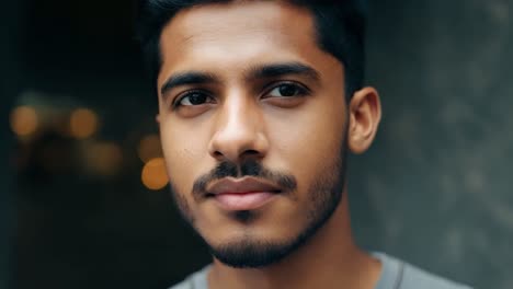 portrait of a young indian man