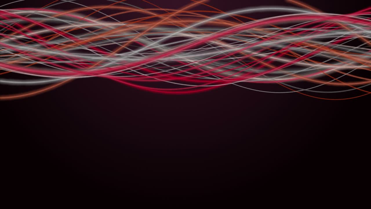 Fantastic animation with stripe wave object in slow motion, 4096x2304 loop 4K