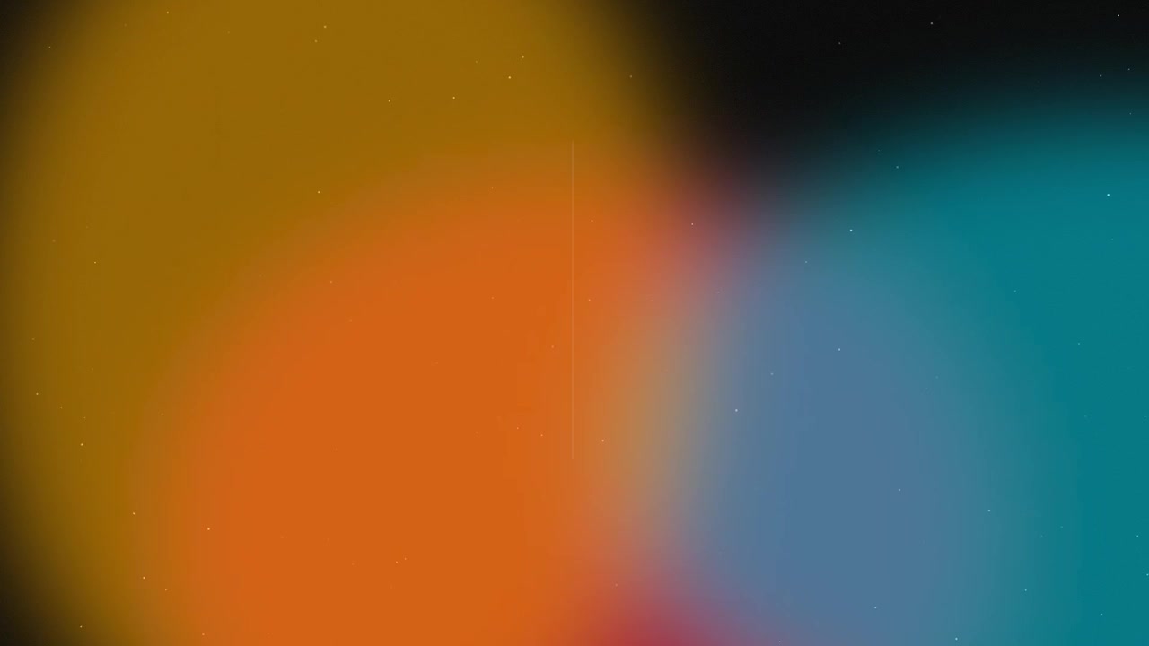 Sfondo Animato Astratto con Effetti di Luce Soffusi e Colorati e Grana di Pellicola