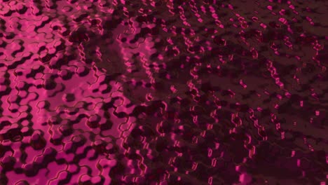 abstract background with purple pimples. foam surface concept. dotted backdrop. modern background template for documents, reports and presentations. seamless loop 3d animation of 4k