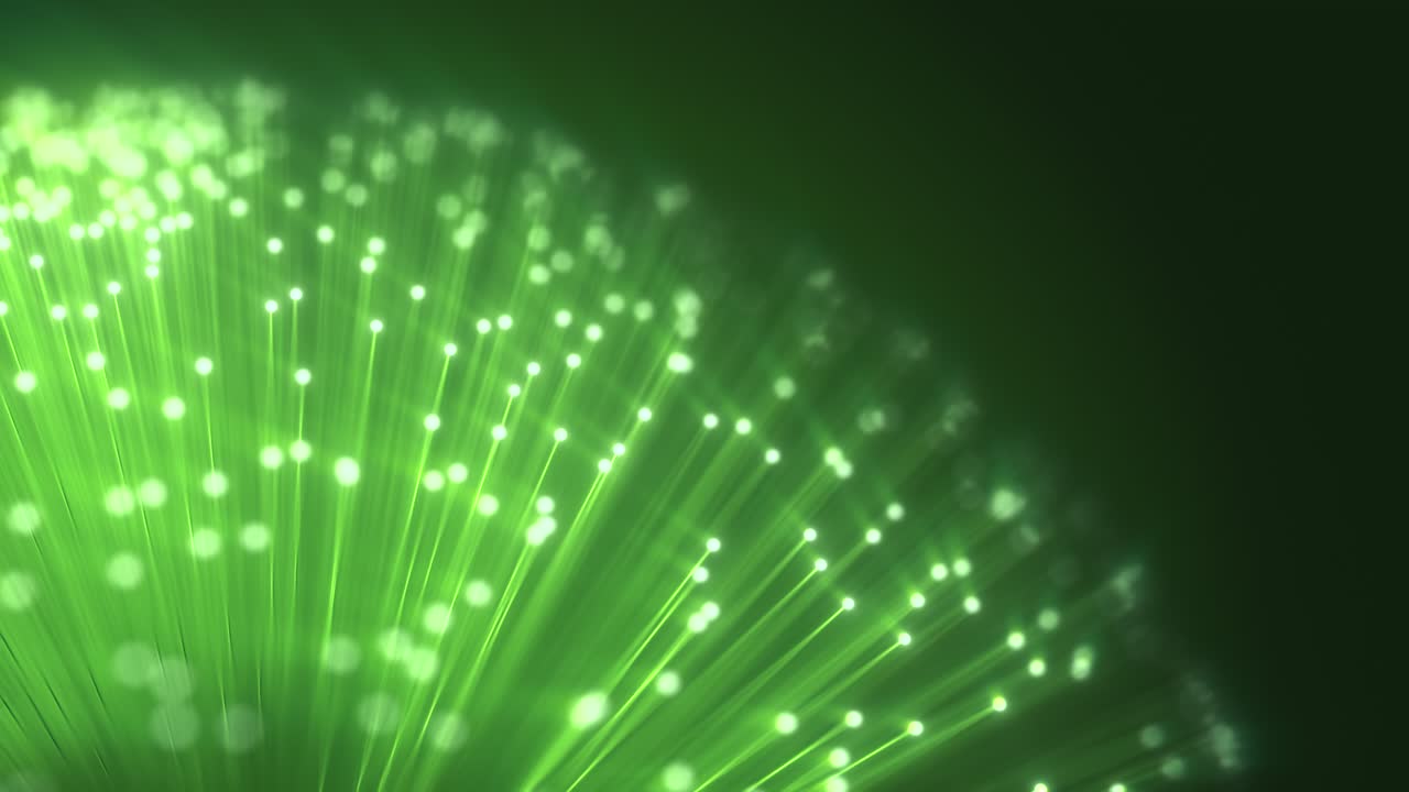 Fibre ottiche verdi