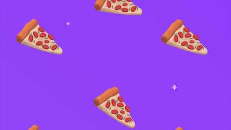 patrón de comida rápida de pizza italiana