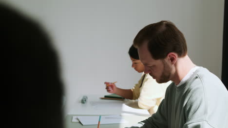 Studenten-Machen-Prüfung