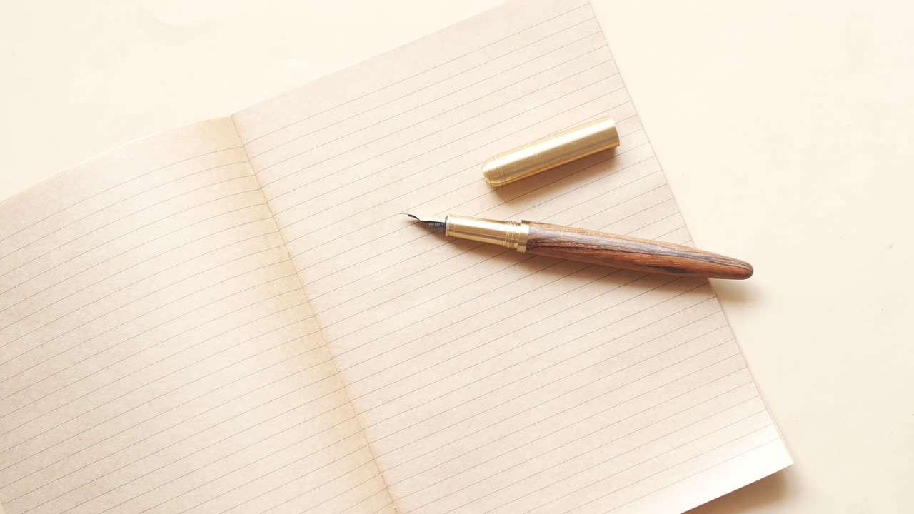 Elegant Fountain Pen and Notebook