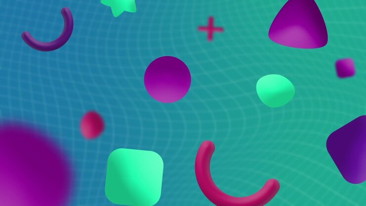 Planos de fundo com formas abstratas - Modelo de vídeo personalizável e editável