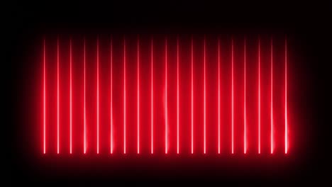 neon red lines on black background