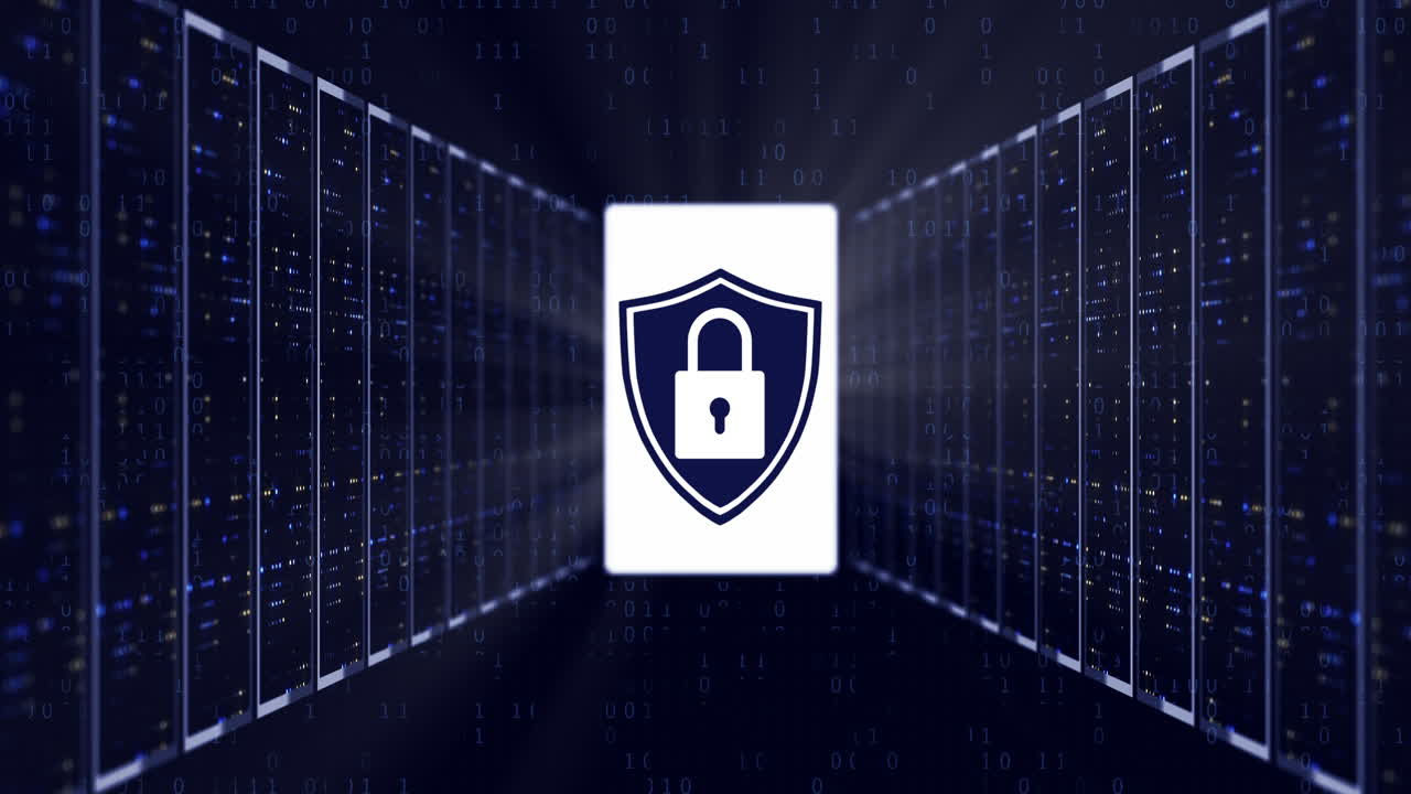 seguridad de datos en un rack de servidor