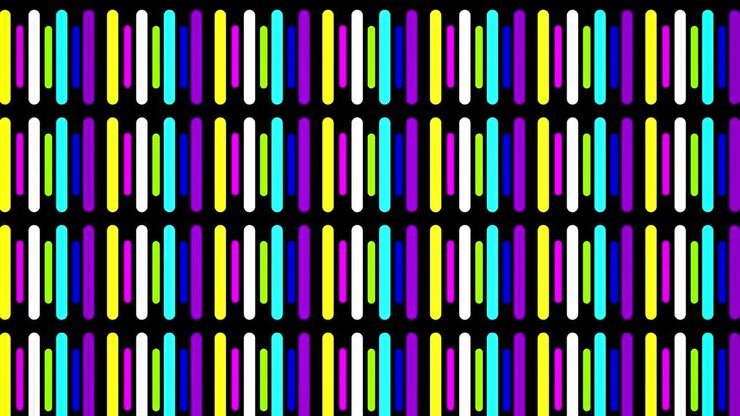 Neon Sliders Lights Loop Motion Background