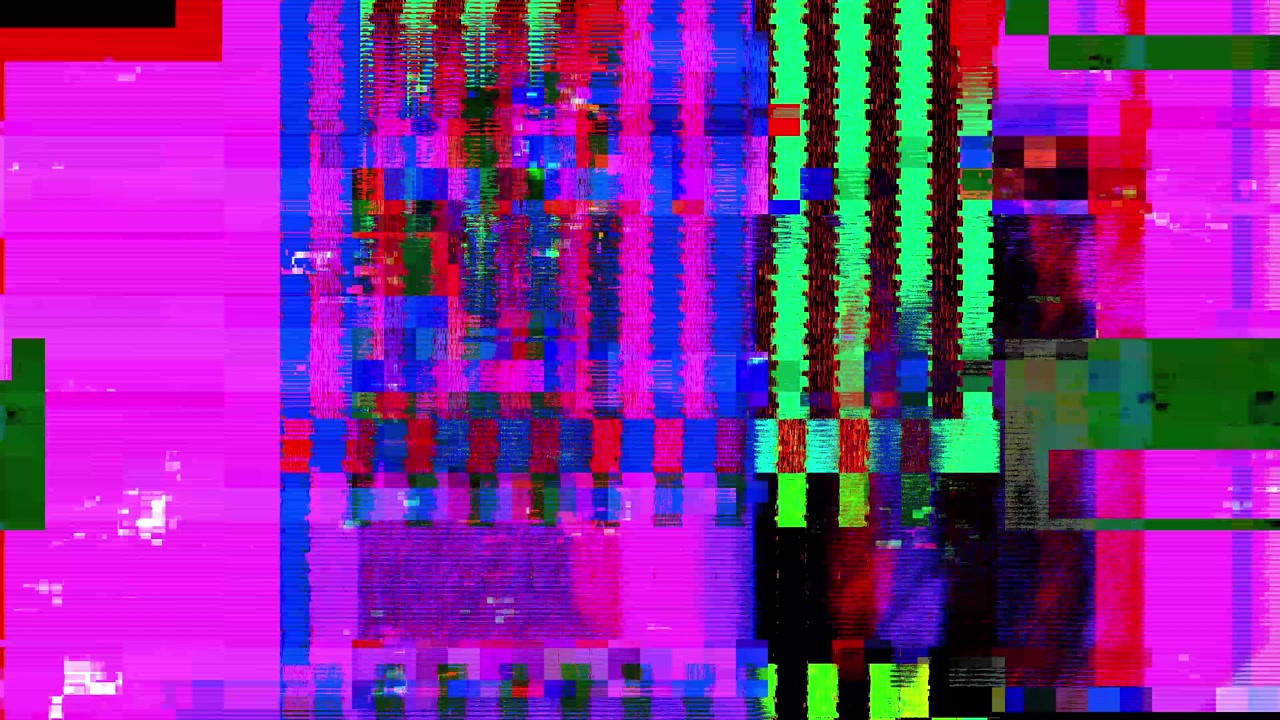 Dynamic Colorful Digital Glitch Art Background