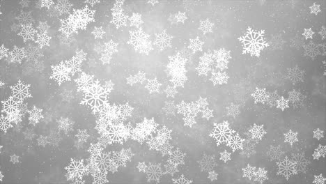 fondo de copos de nieve de invierno