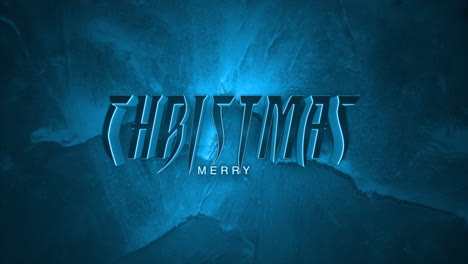 Dark-monochrome-Merry-Christmas-text-on-blue-gradient