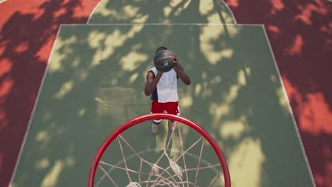 basketball player shooting