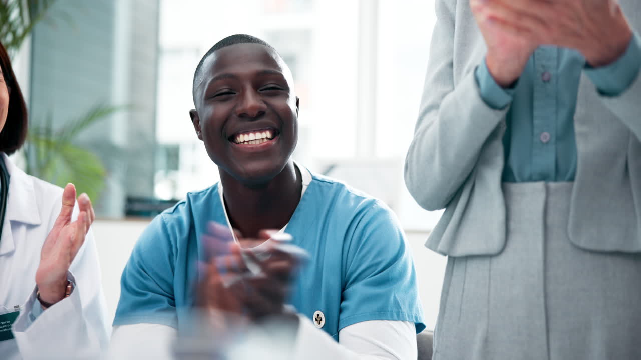 Healthcare professionals receiving appreciation