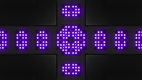 purple led light pattern on dark background