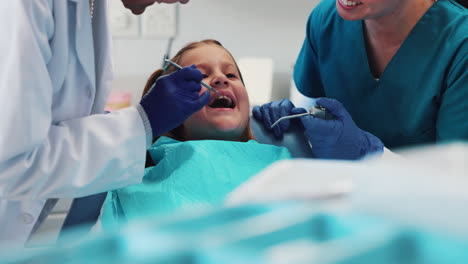 Child Patient Receiving Dental Exam