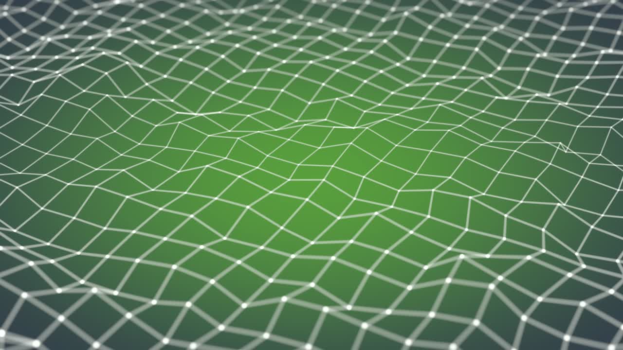 abstracción del flujo de onda poligonal por pequeñas partículas de 4k