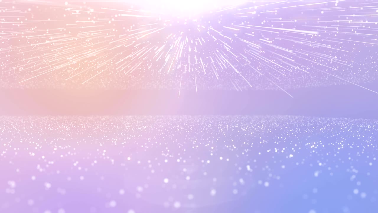 Particles pastel color business clean bright glitter bokeh dust abstract background loop