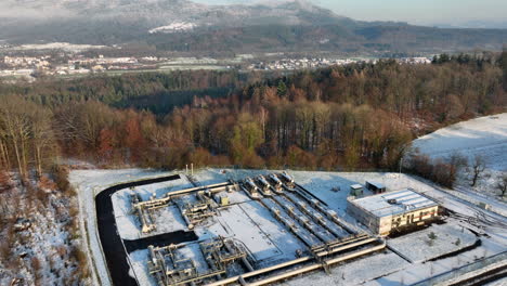 planta de gas de tránsito en wallbach aargau, suiza