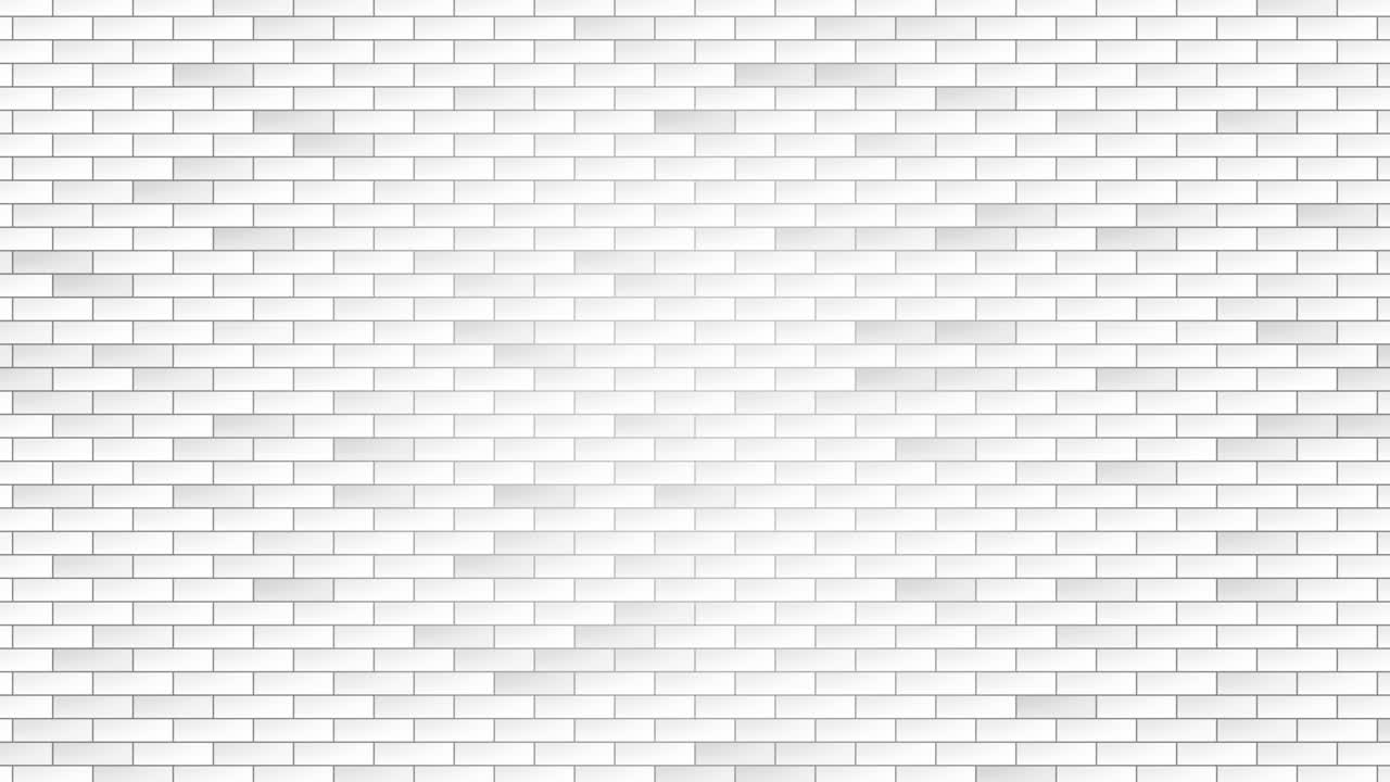 una impresionante pared de ladrillo blanco con un patrón único