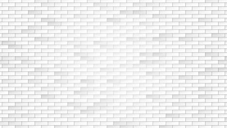 una impresionante pared de ladrillo blanco con un patrón único