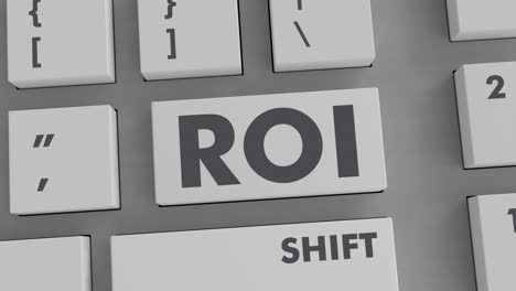 roi button pressing on keyboard