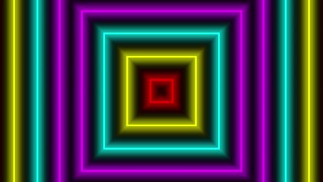 neon line illumination animation motion graphics