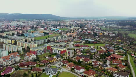 Drone-view-of-Mladá-Boleslav-city-in-Czech-Republic