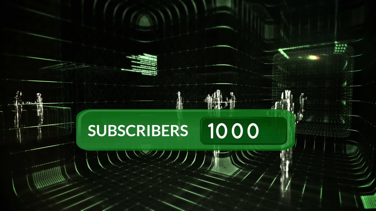 Subscriber button and silhouettes