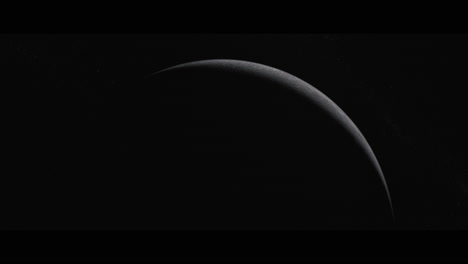 moon viewed from space
