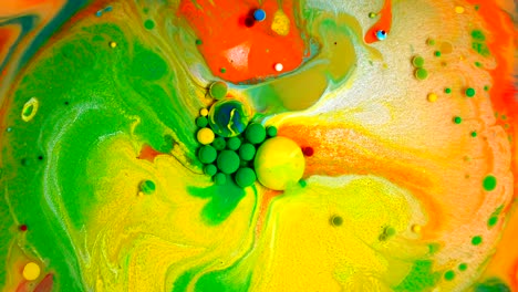 colors in motion, liquid effect, soap bubbles