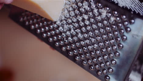 Grating Parmesan Cheese