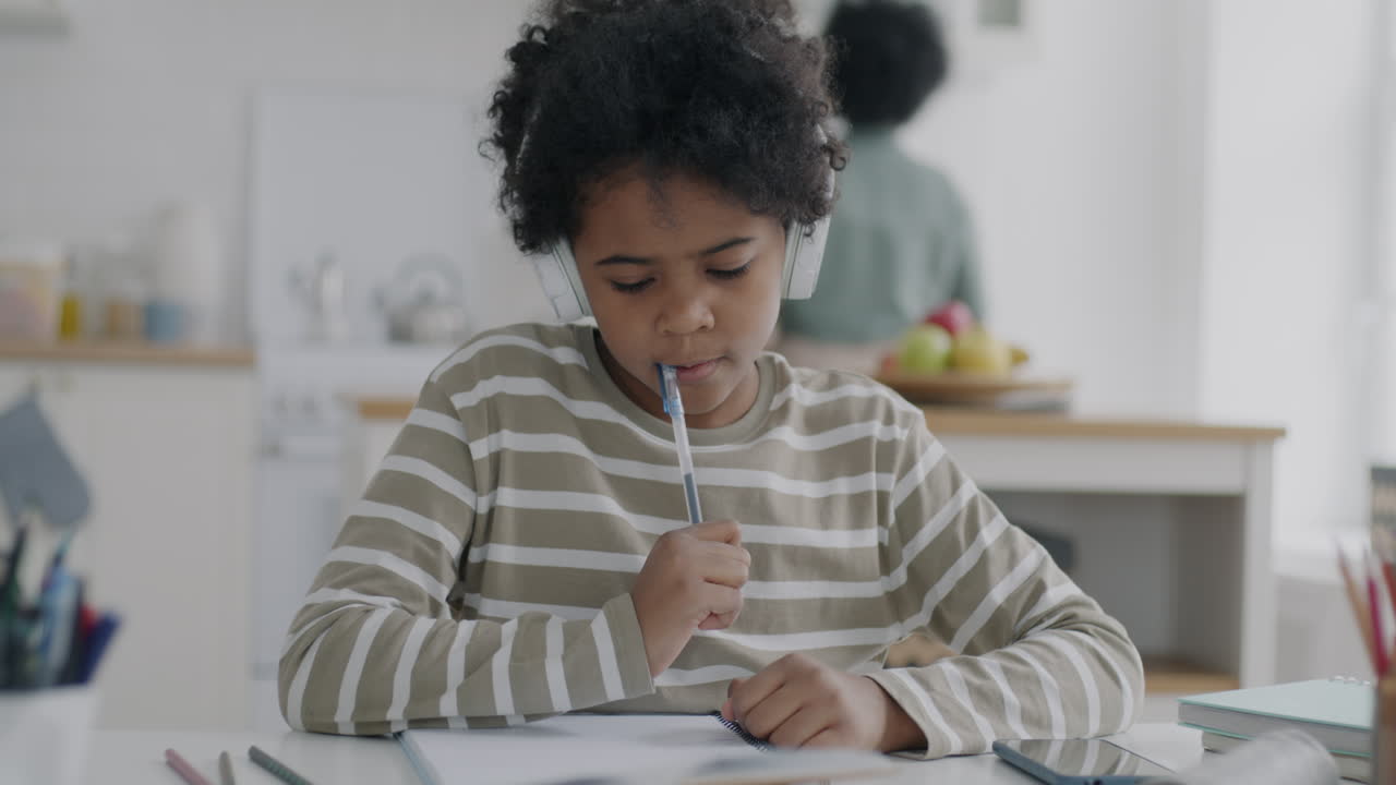 Child Doing Homework