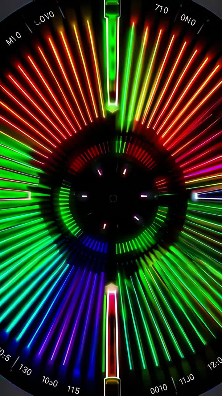 diseño de luz de neón abstracto