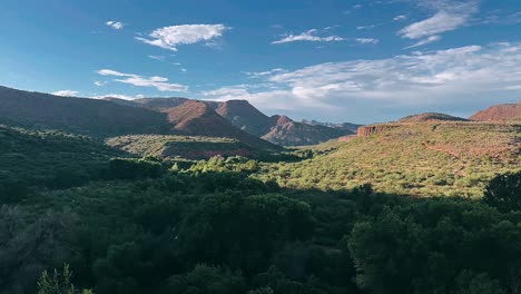 paisaje del cañón de las rocas rojas
