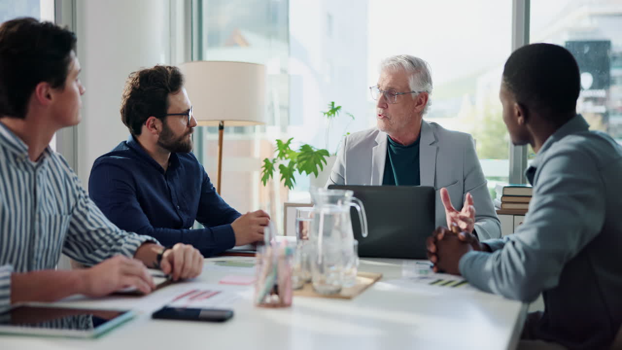 Successful Business Team Meeting