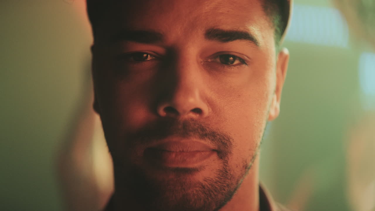 retrato en primer plano de un hombre