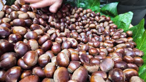 chestnuts at a market