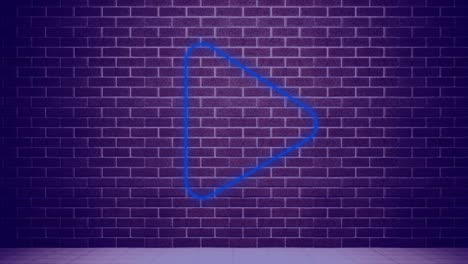 Arrow-neon-sign-on-brick-wall-4k