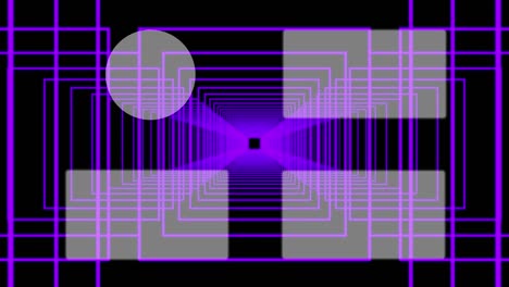 Shape continuous progress end card ending screen motion graphics