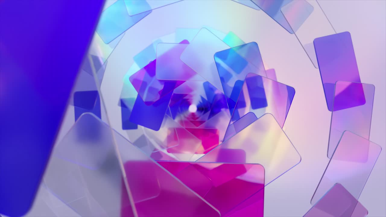 생생한 색상의 추상적인 기하학적 모양