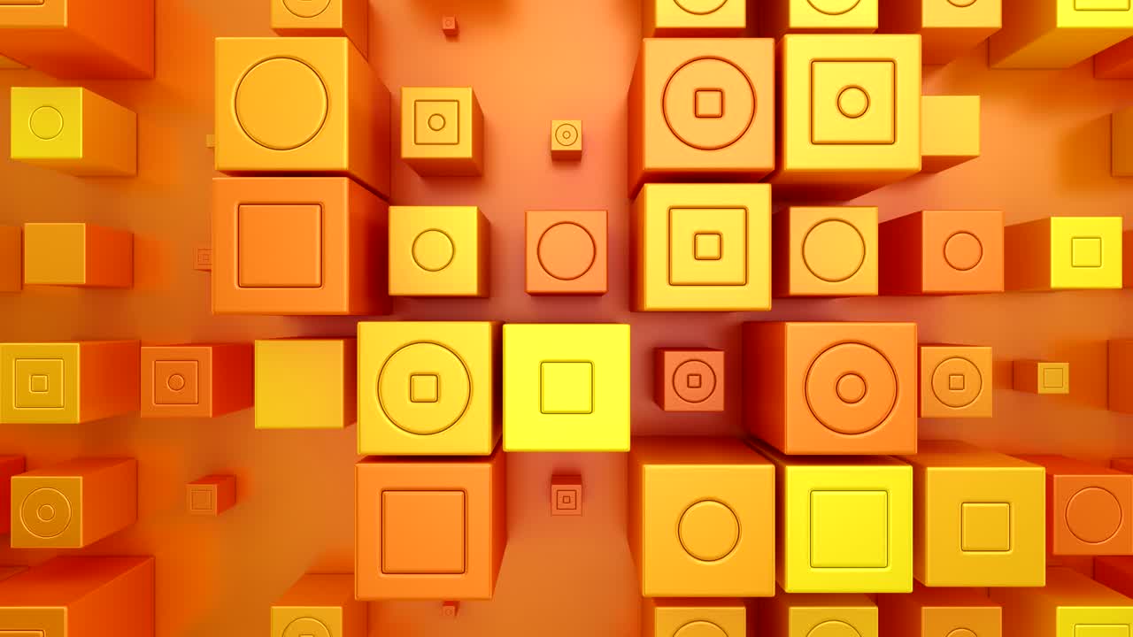 fondo de cubos animados