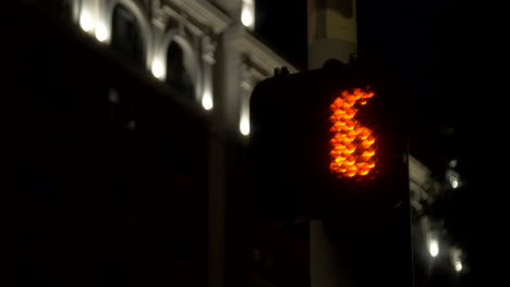 Crosswalk-street-light-sign,-downtown-Los-Angeles,-California,-US