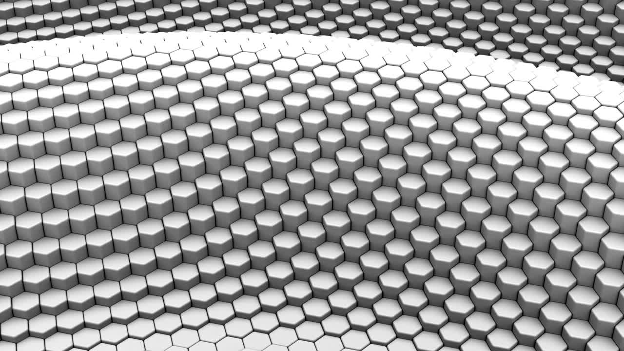 шестиугольники сформировали волну