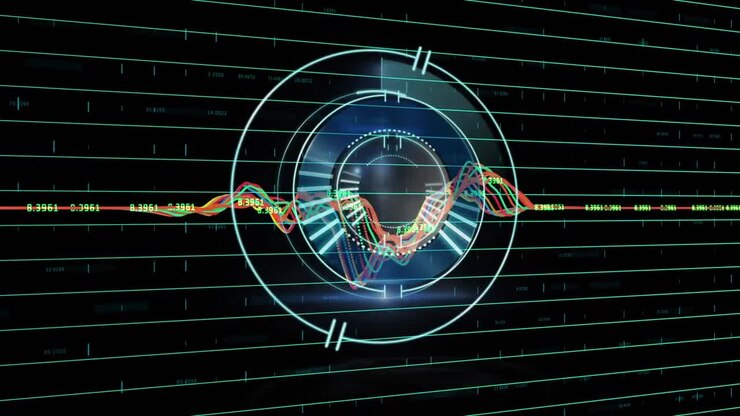 Animation af skanning over en DNA-streng