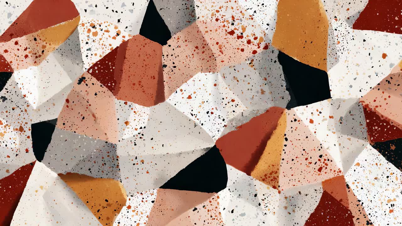 Abstract Geometric Patterns with Vibrant Colors and Textures, Featuring a Unique Design Often Found in Modern Art, Home Decor, and Contemporary Aesthetics