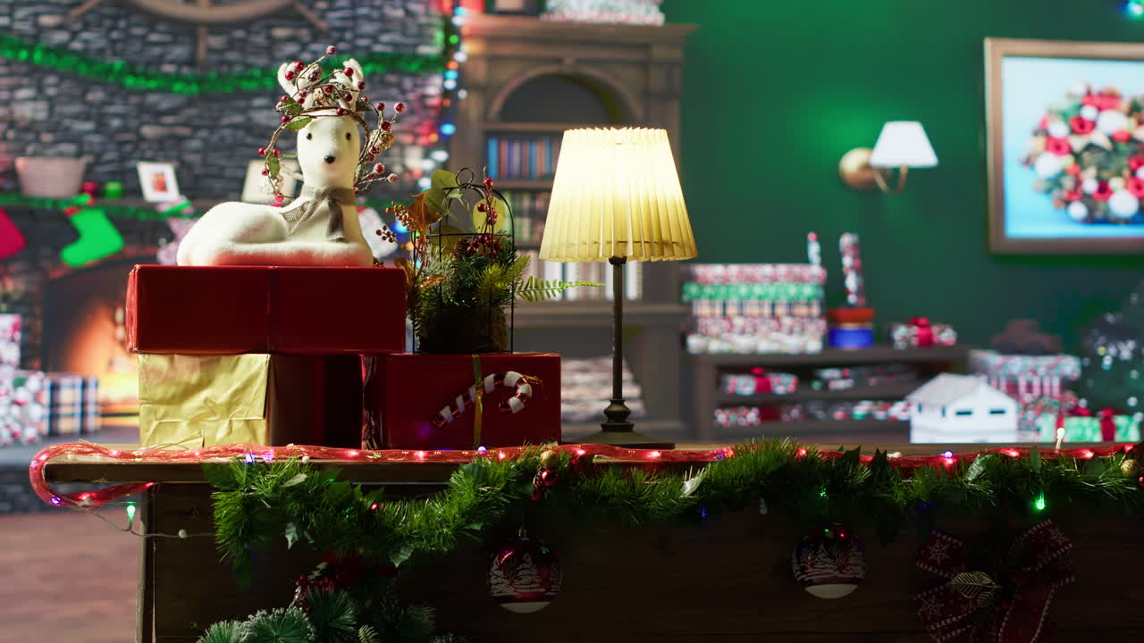 Festive Christmas Holiday Scene