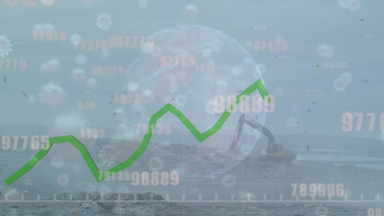 정크야드에서 작동하는 크레인에 대한 통계 데이터 처리 및 코로나19 세포의 애니메이션